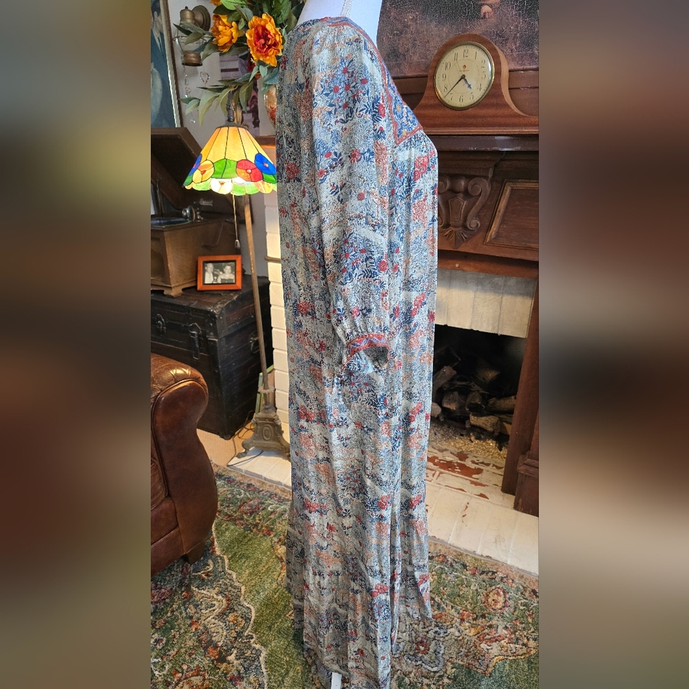 Johnny Was Jade Velma Embroidered Dress Size L - Picture 4 of 9